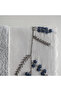 Deep Hand Face Towel 100% Organic Cotton Hand Embroidered Cream 50x90 Cm - 7