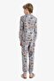 100% Cotton Patterned Elastic Waist Pajama Set for Boys F1892A825Au - 7