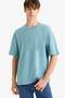 100% Cotton Boxy Fit Crew Neck Printed Short Sleeve T-Shirt F5502Ax25Hs