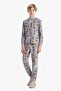 100% Cotton Patterned Elastic Waist Pajama Set for Boys F1892A825Au