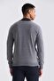 Gray Slim Fit Zippered Knitwear Cardigan - 4