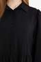 Shirt Collar Long Sleeve Maxi Dress F0350Ax25Au - 5