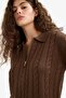 Regular Fit Polo Neck Zippered Knitwear Cardigan A3331Ax25Wn - 5
