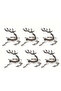 6 Pcs - Running Deer Napkin Ring Silver (Non-Tarnish) New Year and Ramadan - Metal Accessory - 2