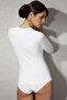 Women's Modal Deep V-Neck Long Sleeve T Shirt 9385 - 2
