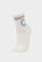 Women's Comfortable Elastic 3-Piece Cotton Socks F5479Axns - 3