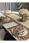 Linen 6-Piece Havin Pattern 6 American Serving & 1 Runner - 6 Napkins - 3