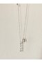 Shooting Star J Letter Steel Necklace