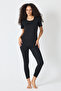 Women's Black Economical Thermal Tights 341 - 7