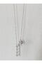 Shooting Star D Letter Steel Necklace