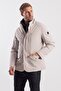 Stone Comfort Fit Hidden Hooded Coat - 3