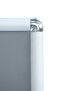 Sheet Metal Base Sidewalk Advertising Board Standing Poster Board Double Sided 50X140 Gray - 5