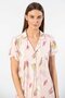 Women's Men's Collar Nightgown 3607/Powder - 4