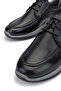 Men's Genuine Leather Black Casual Shoes - 4