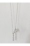 Shooting Star C Letter Steel Necklace
