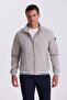 Stone Comfort Fit Stand Collar Relaxed Cut Seasonal Coat - 2