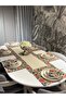 Linen 6-Piece Havin Pattern 6 American Serving & 1 Runner - 6 Napkins
