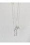 Shooting Star U Letter Steel Necklace