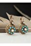 Mardin's Floral Blue Earrings - 5