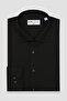 Bb Club Oscar Poplin Cotton Polyester Slim Fit Black Classic Collar Men's Solid Shirt - 2