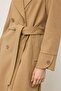 Reglan Sleeve Cape Detailed Self Patterned Limited Edition Coat Kamel 3141 - 6