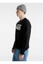 Black Men's Crew Neck Regular Fit Sweatshirt Vn000Jsfy281-Vans Classic Iii Crew - 4