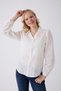 Women's White Embroidery Pearl Detailed Vintage Shirt - 2