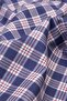 شورت منقوش من Sky Poplin مصنوع من مزيج القطن المريح باللون الأزرق الداكن للرجال - 5