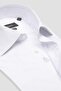Sartoria Poplin Stretch Cotton Blend Slim Fit White Italian Collar Men's Plain Shirt Gift Boxed - 6