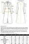 Herringbone Jacquard Patterned Waist-Tied Limited Edition Coat Black 3136 - 7