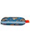 Business Machine Patterned Navy Blue Single Pen Bag - 2