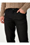 Regular Fit Black Jeans with Raised Inside - 3