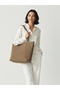 Dora Nubuck Waterproof Large Size Women's Hand and Shoulder Bag
