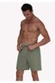 Khaki Linen Relaxed Fit Short Sleeve Loose Lapel Collar Summer Shirt Shorts Set - 9