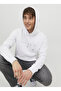 Women's Embossed Printed Hooded Sweatshirt - Star -12233972 - BS