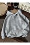 Romance Printed Oversize Sweatshirt - 2