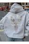 The Real Wing Printed Oversize Unisex Sweatshirt