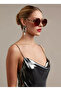 Monica Unisex Large Round Sunglasses Havana Pink Ok014-Ph - 7