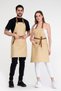 Water Repellent Stain Proof Cafe Barista Chef Cook Waiter Florist Restaurant Cafe Apron Kitchen Apron 1 Piece - 2