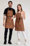 Water Repellent Stain Proof Cafe Barista Chef Cook Waiter Florist Restaurant Cafe Apron Kitchen Apron 1 Piece - 3