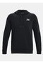 Black Men's Hooded Collar Regular Fit Sweatshirt 1373880-001 Ua Icon Fleece Hoodie - 5