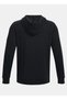 Black Men's Hooded Collar Regular Fit Sweatshirt 1373880-001 Ua Icon Fleece Hoodie - 6