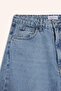 Wide Leg Ripped Detailed High Waist Long Jean Washed Trousers E9111Ax25Au - 7