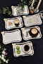 Naldo Italian Model Silver Stone Detailed 6-Piece Presentation Tray Silver - 4
