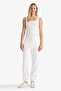 Slim Fit Slim Fit Basic Plain Round Neck Ribbed Camisole Undershirt E5540Ax25Au - 2