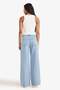 Wide Leg Ripped Detailed High Waist Long Jean Washed Trousers E9111Ax25Au - 5