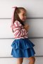 Elastic Waist Layered Jean Skirt Baby Girl F3708A525Au - 2