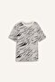 100% Cotton Crew Neck Patterned Short Sleeve T-Shirt Boy's F3770A825Au - 6