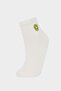Women's Comfortable Elastic 5-Piece Cotton Booties Socks F5624Axns - 6