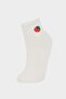 Women's Comfortable Elastic 5-Piece Cotton Booties Socks F5624Axns - 2